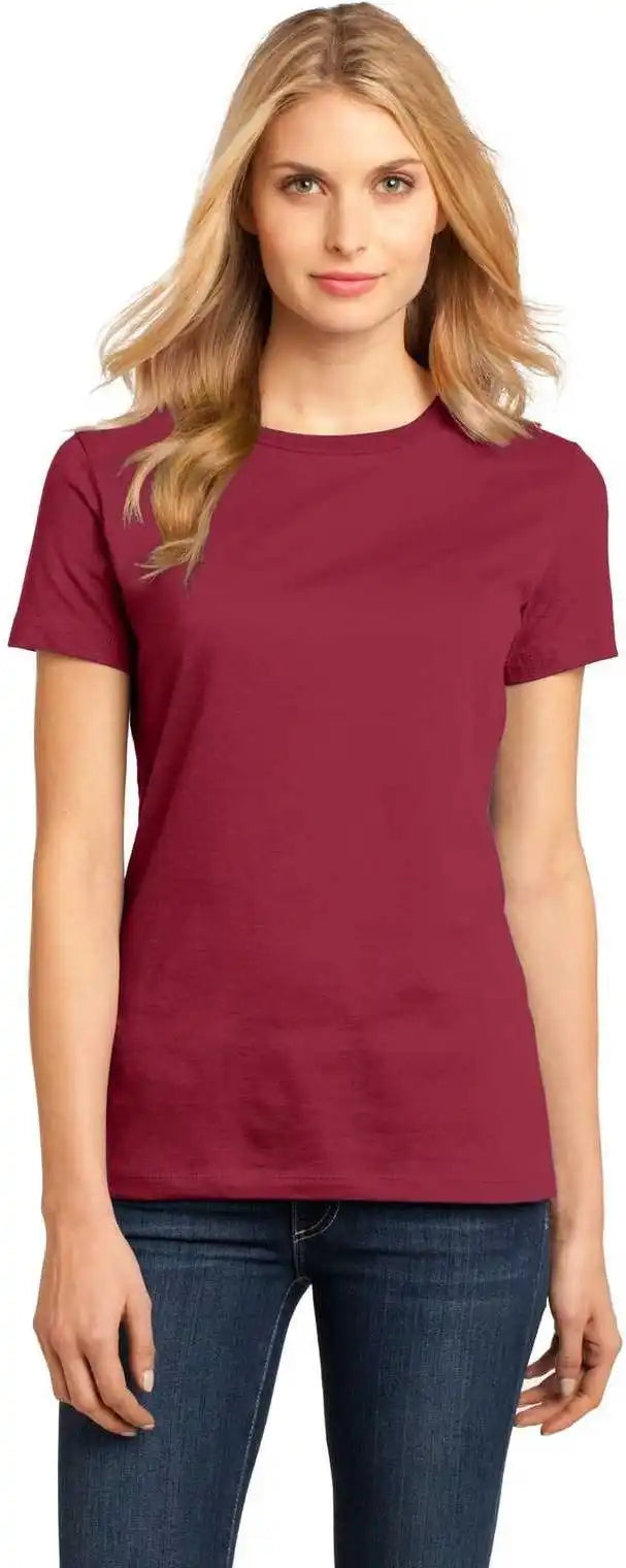 District Dm104l Women’s Perfect Weighttee - Sangria
