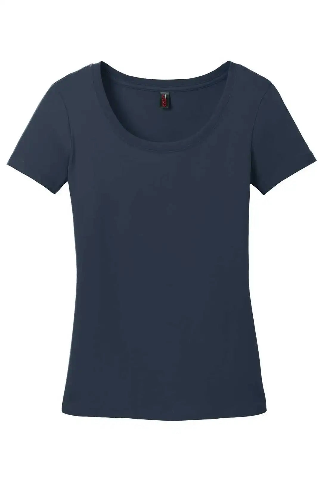 District Dm106l Women’s Perfect Weight Scoop Tee - New Navy
