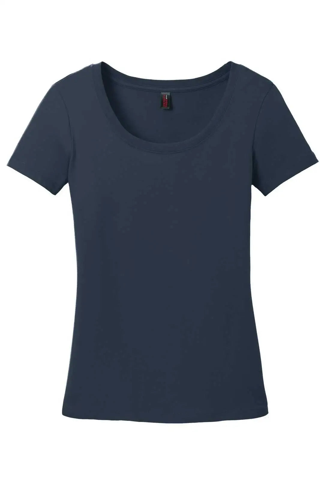 District Dm106l Women’s Perfect Weight Scoop Tee - New Navy
