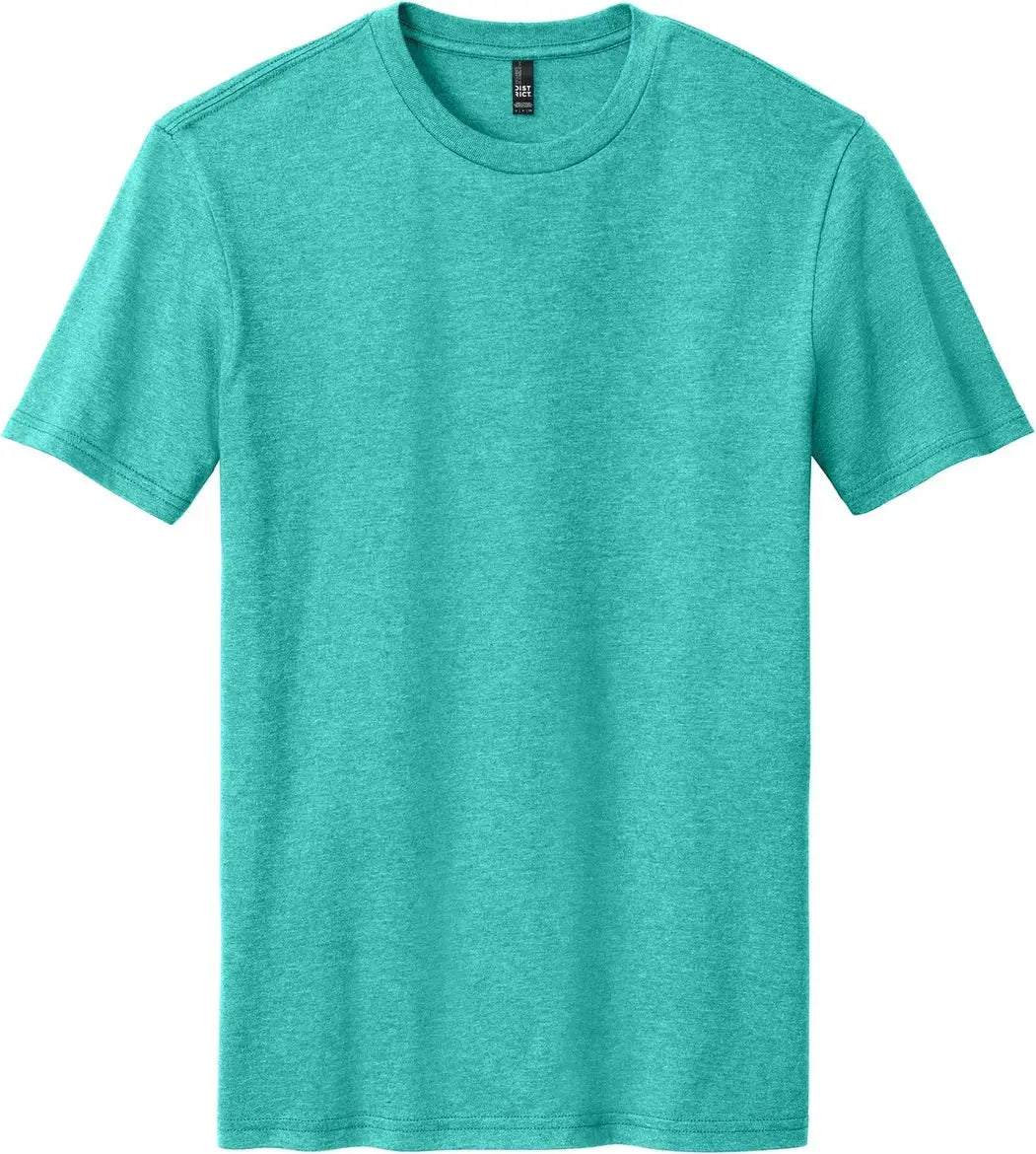 District Dm108 Perfect Blend Cvc Tee - Aqua Heather