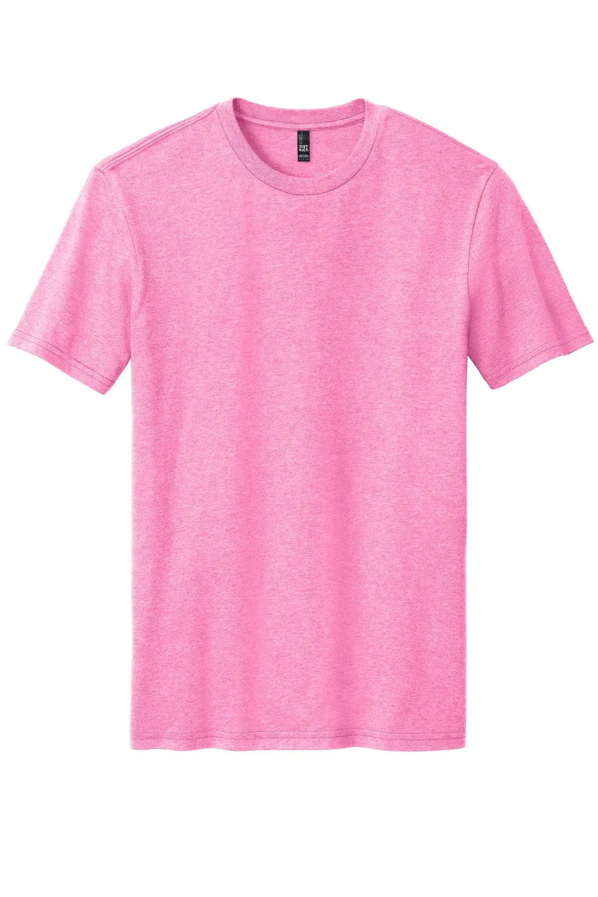 District Dm108 Perfect Blend Cvc Tee - Awareness Pink Heather