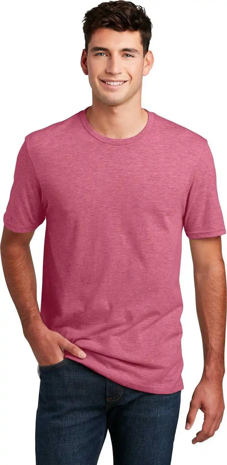 District Dm108 Perfect Blend Cvc Tee - Awrnspnkht