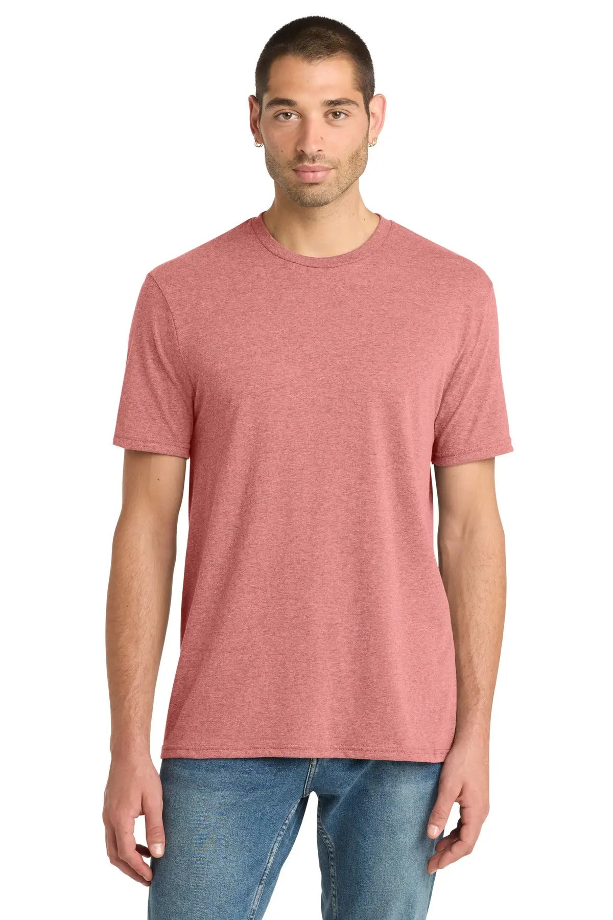 District Dm108 Perfect Blend Cvc Tee - Blush Frost - Adult Xs