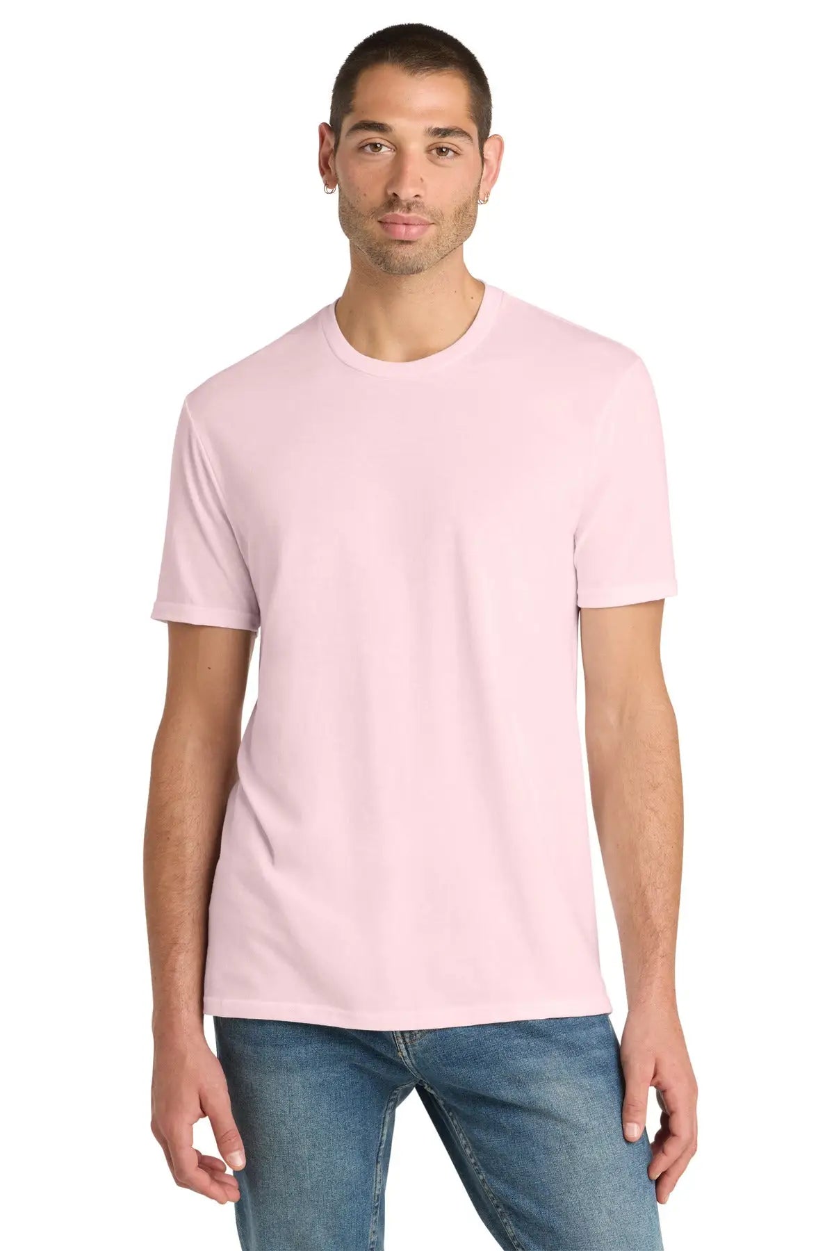 District Dm108 Perfect Blend Cvc Tee - Carnation Pink