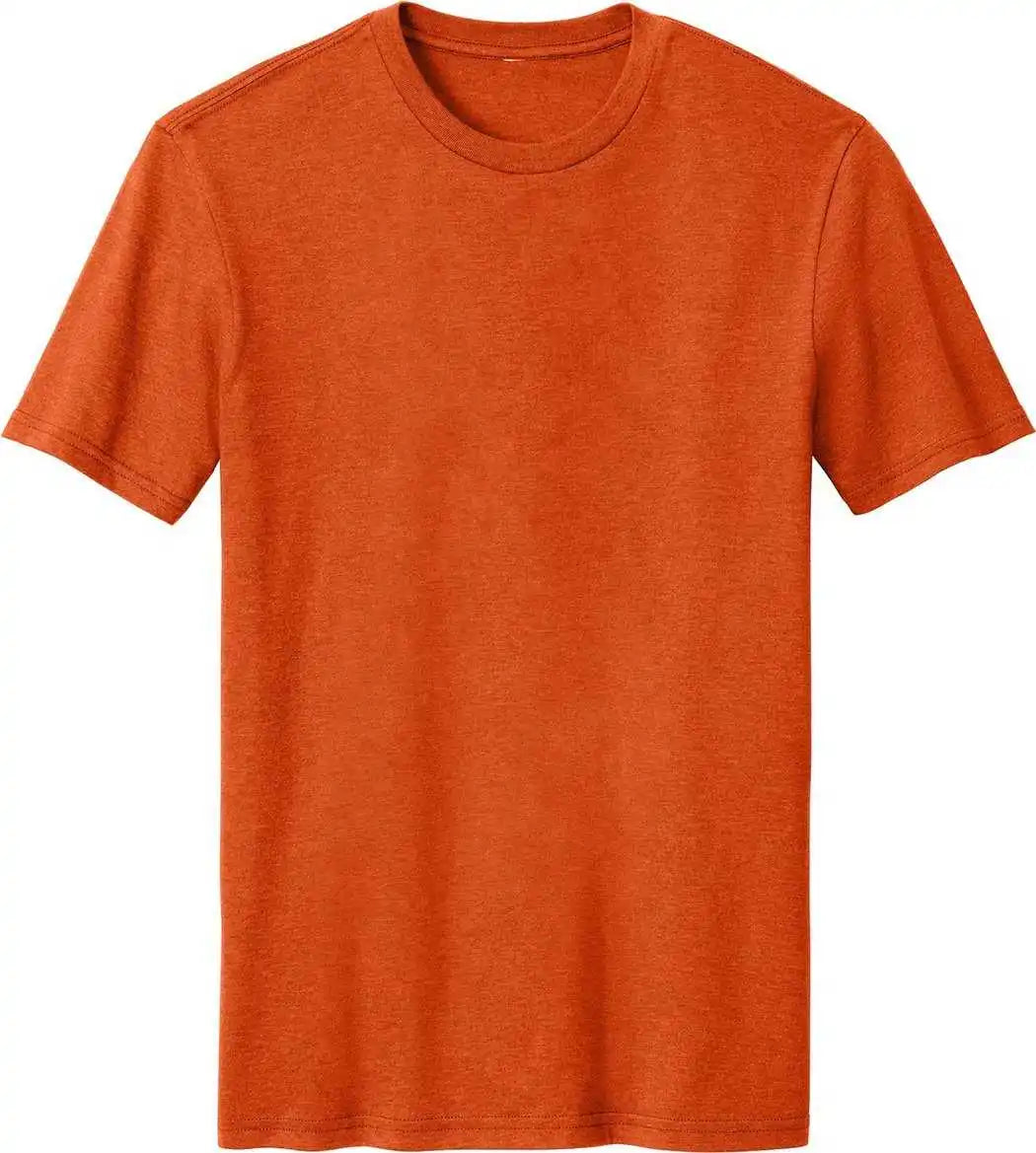 District Dm108 Perfect Blend Cvc Tee - Deep Orange Heather