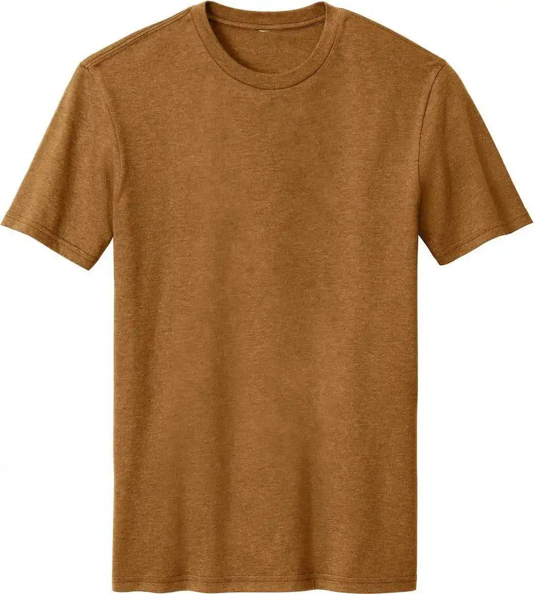 District Dm108 Perfect Blend Cvc Tee Dkbrwnhthr