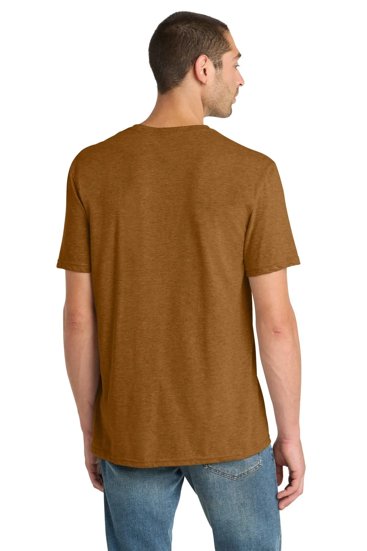 District Dm108 Perfect Blend Cvc Tee - Duck Brown Heather