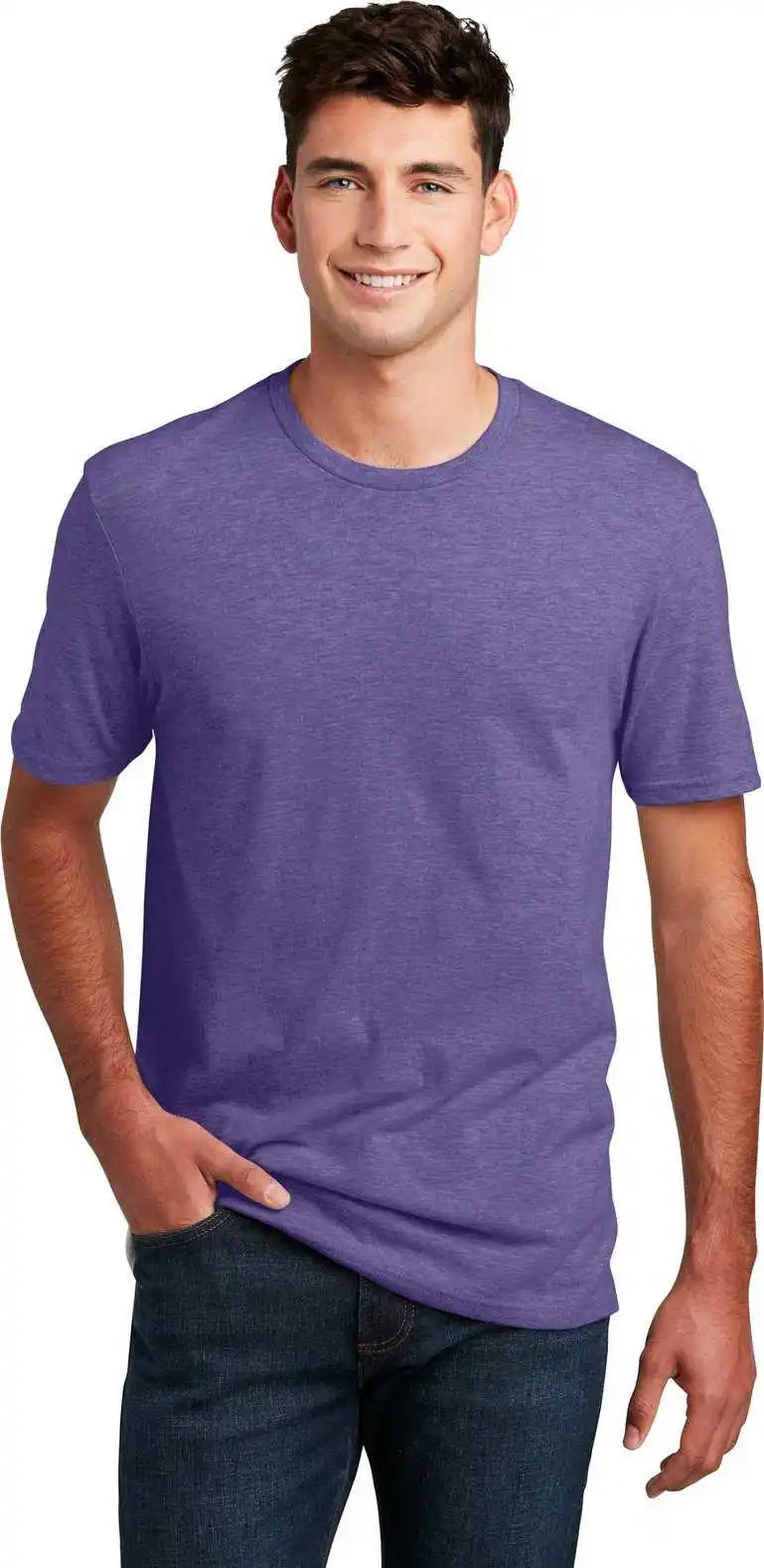 District Dm108 Perfect Blend Cvc Tee - Elecprplht