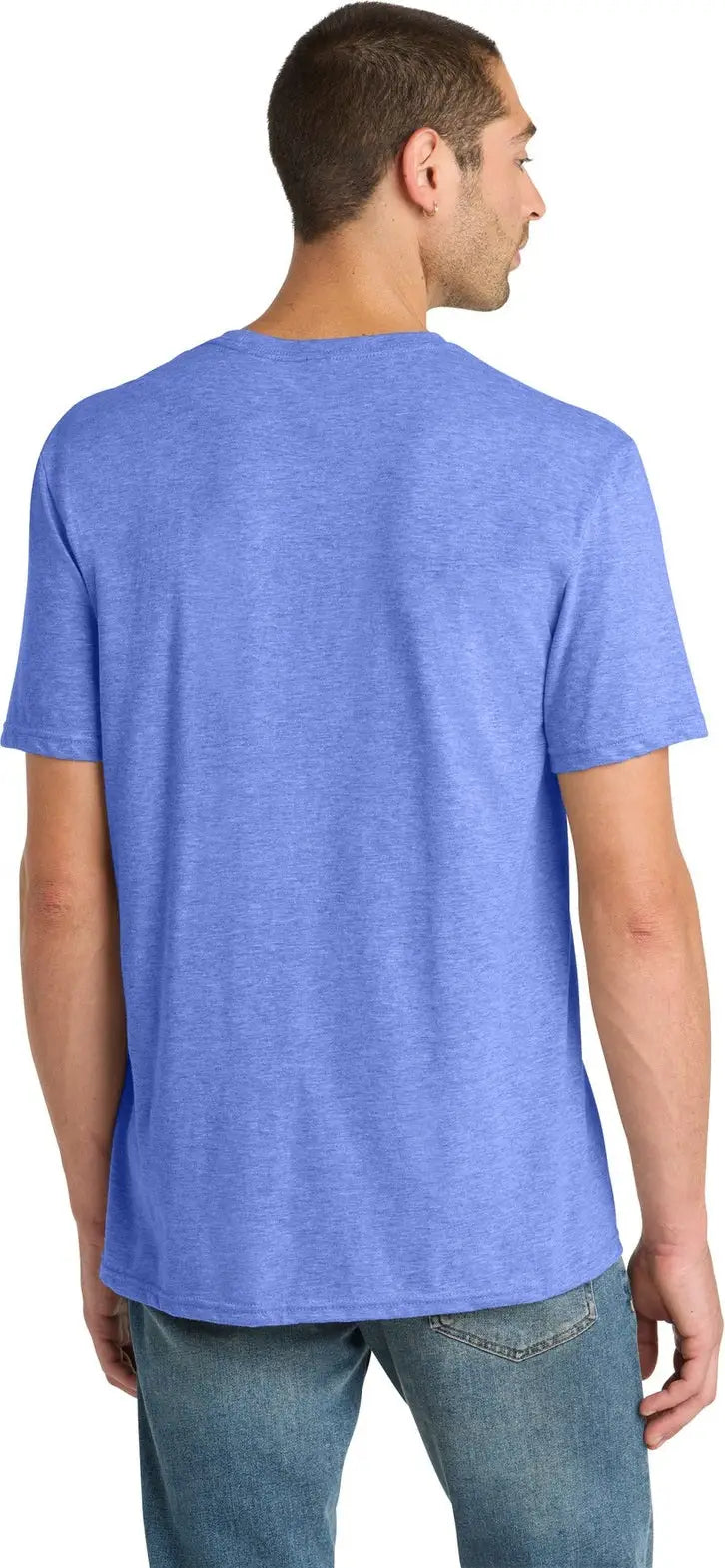 District Dm108 Perfect Blend Cvc Tee - Electric Purple Heather