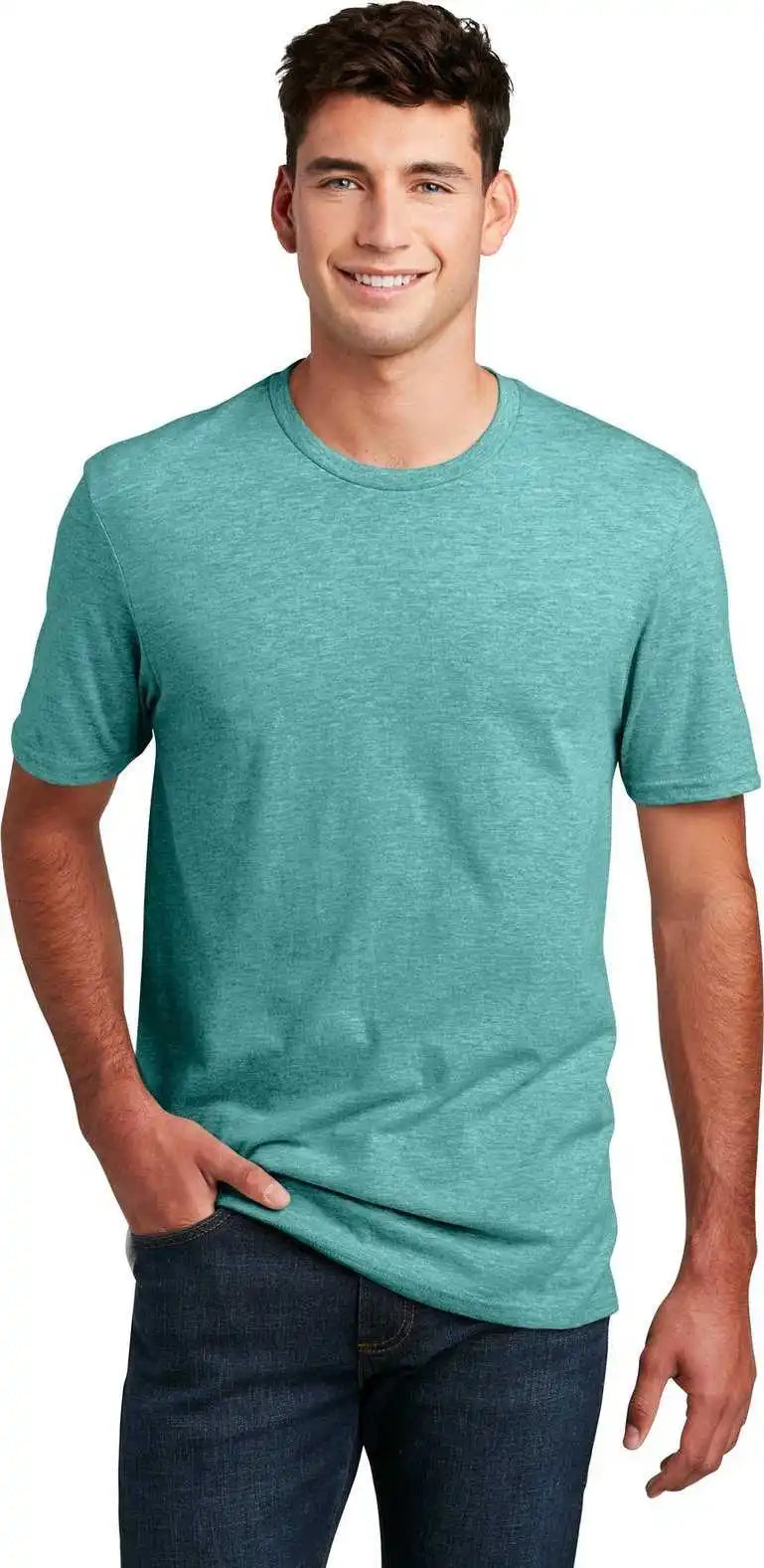 District Dm108 Perfect Blend Cvc Tee - Hdeuclpsbl