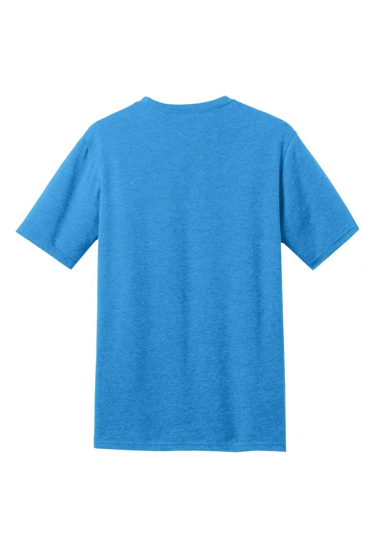 District Dm108 Perfect Blend Cvc Tee - Heathered Bright Turquoise - Adult Xs