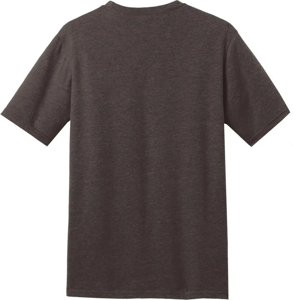 District Dm108 Perfect Blend Cvc Tee - Heathered Brown - Adult Xs