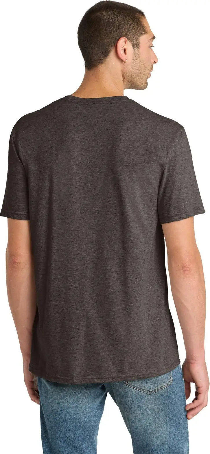 District Dm108 Perfect Blend Cvc Tee - Heathered Brown