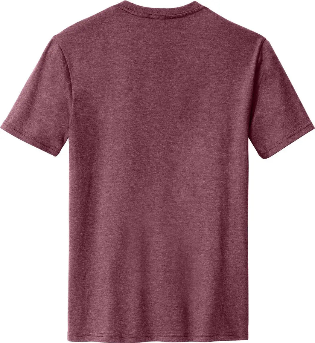 District Dm108 Perfect Blend Cvc Tee - Heathered Cardinal - Adult Xs