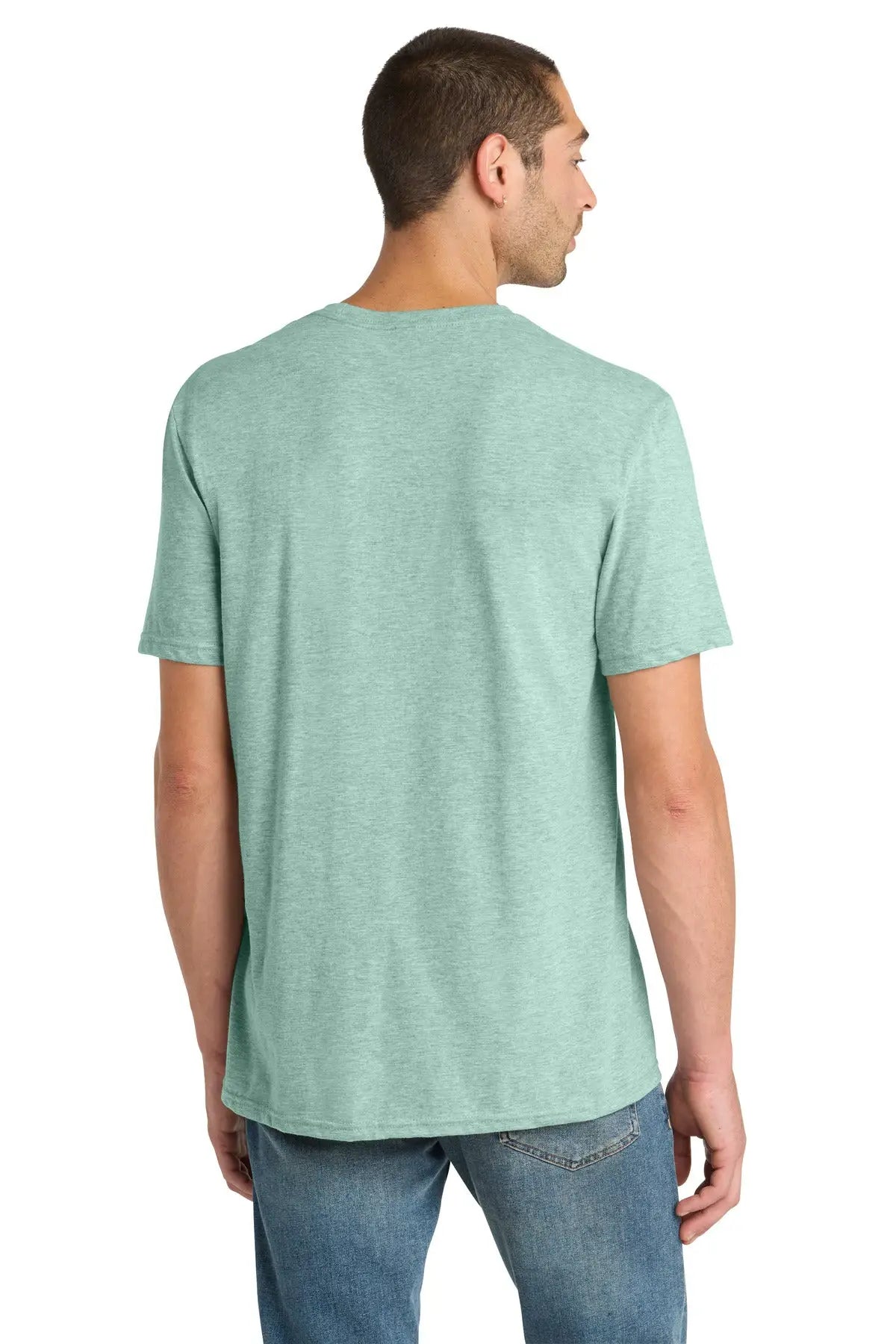 District Dm108 Perfect Blend Cvc Tee - Heathered Dusty Sage