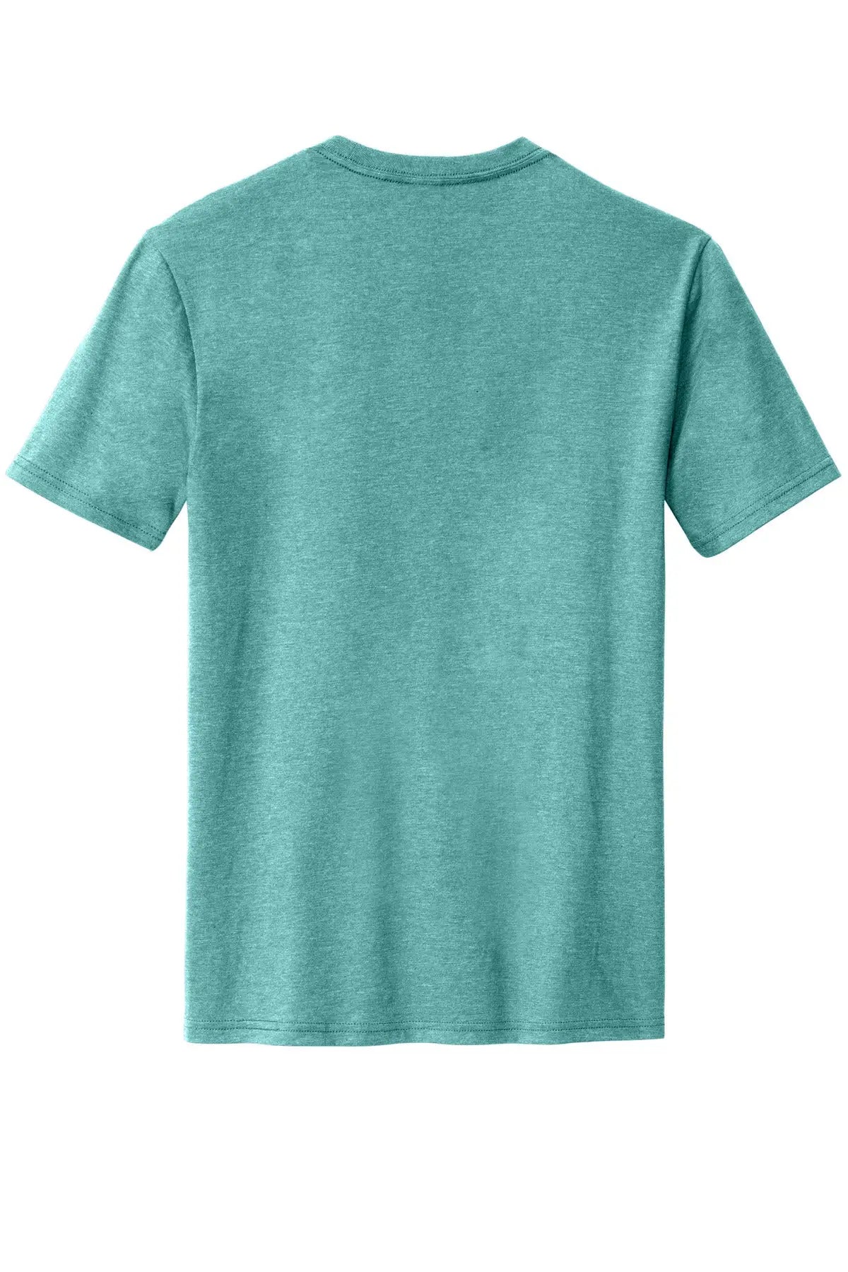 District Dm108 Perfect Blend Cvc Tee - Heathered Eucalyptus Blue - Adult Xs