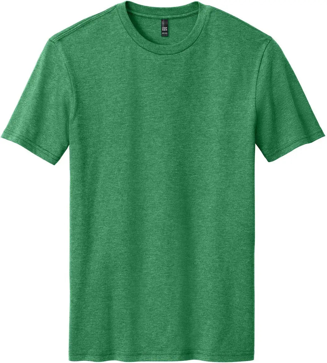District Dm108 Perfect Blend Cvc Tee - Heathered Kelly Green