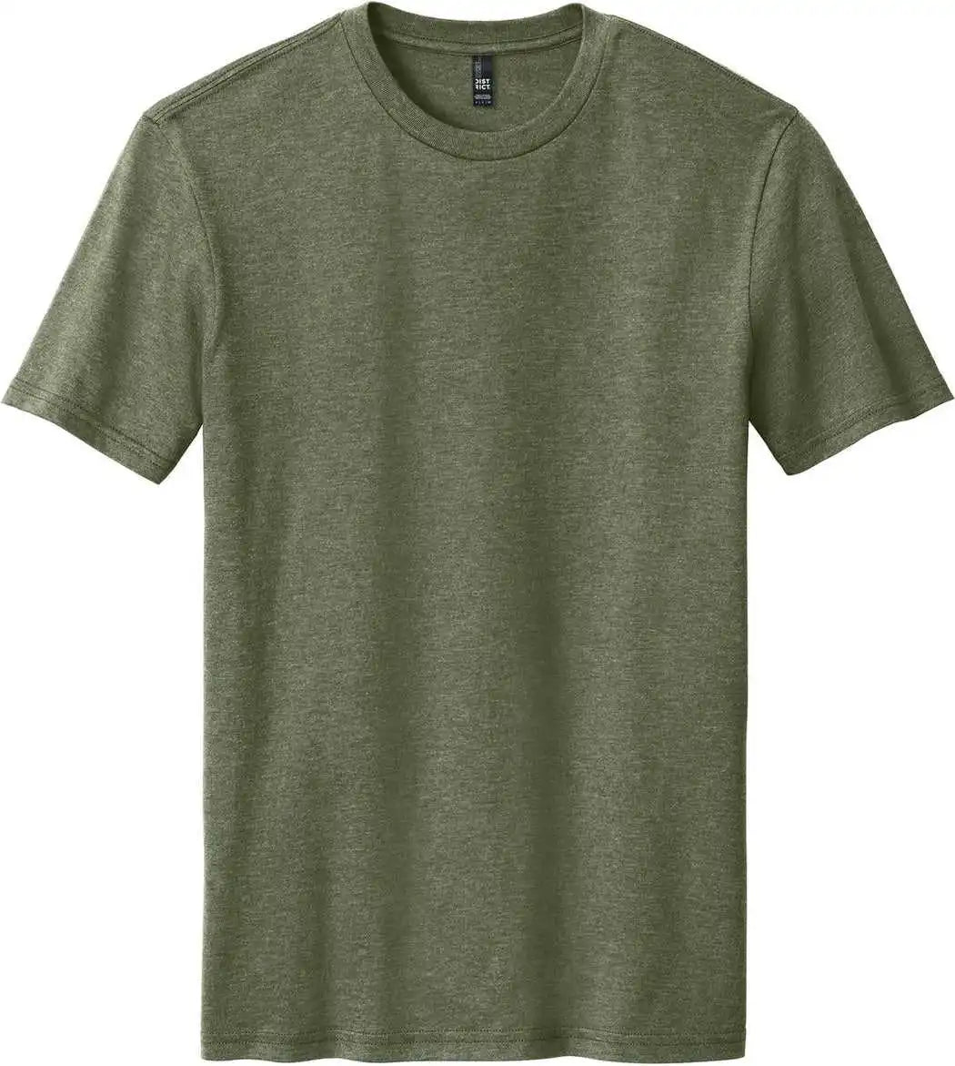 District Dm108 Perfect Blend Cvc Tee - Heathered Olive
