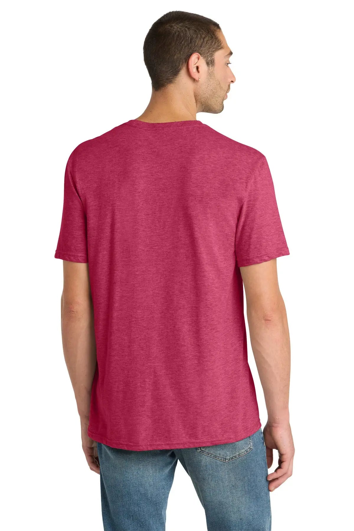 District Dm108 Perfect Blend Cvc Tee - Heathered Red