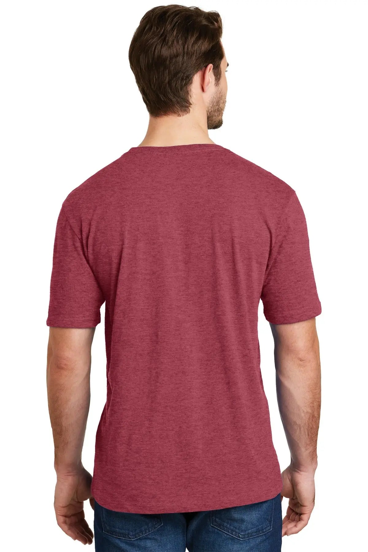 District Dm108 Perfect Blend Cvc Tee - Heathered Red