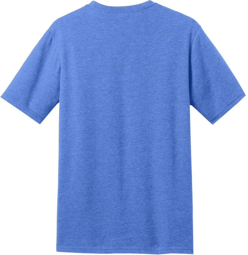 District Dm108 Perfect Blend Cvc Tee - Heathered Royal - Adult Xs