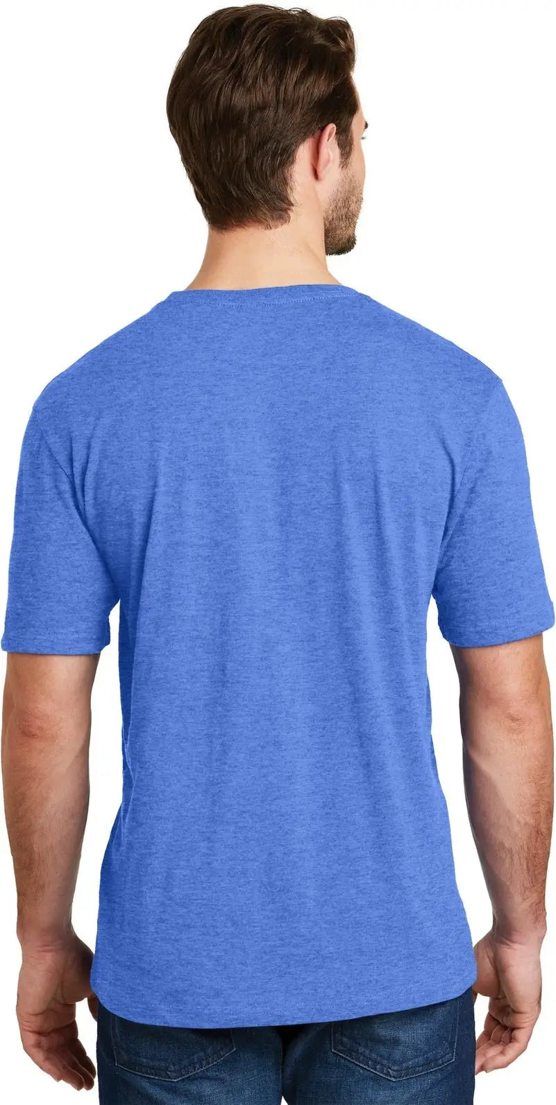 District Dm108 Perfect Blend Cvc Tee - Heathered Royal