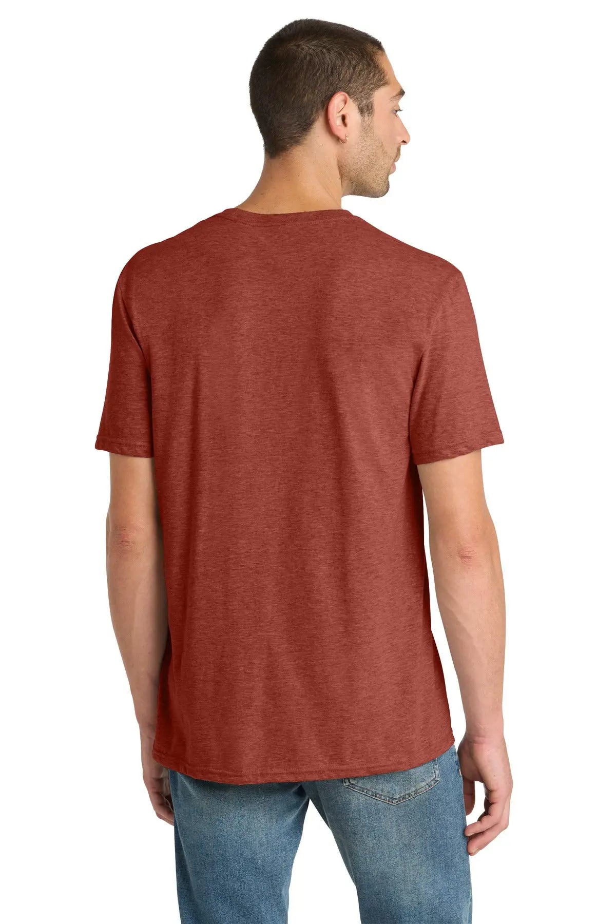 District Dm108 Perfect Blend Cvc Tee - Heathered Russet