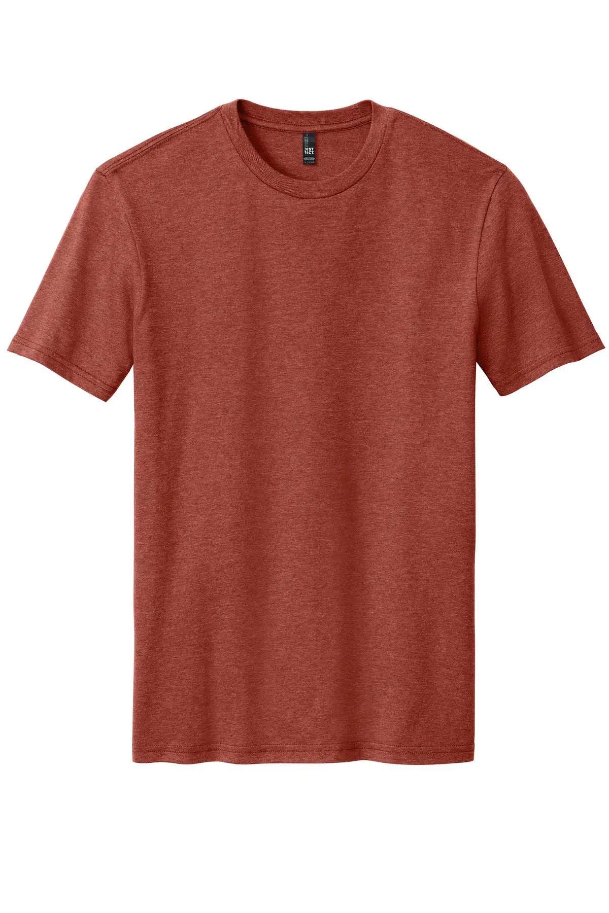 District Dm108 Perfect Blend Cvc Tee - Heathered Russet