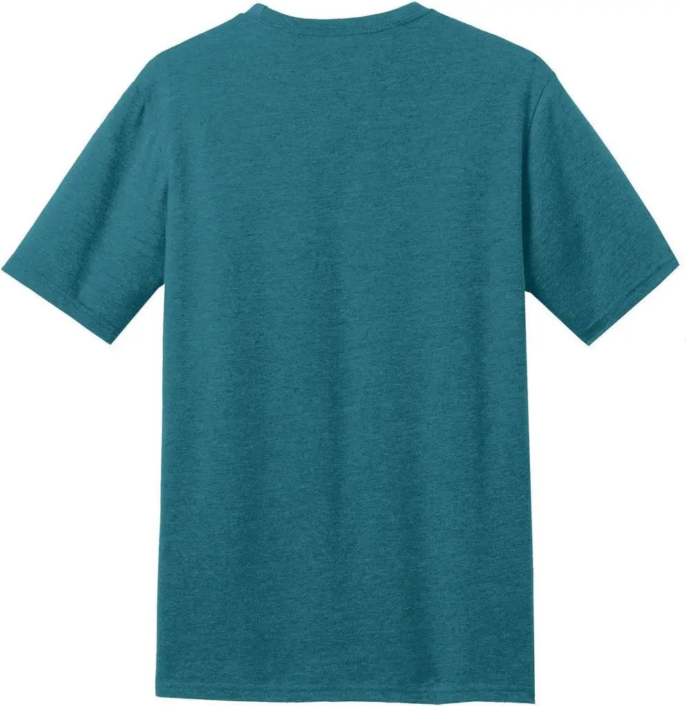 District Dm108 Perfect Blend Cvc Tee - Heathered Teal - Adult Xs
