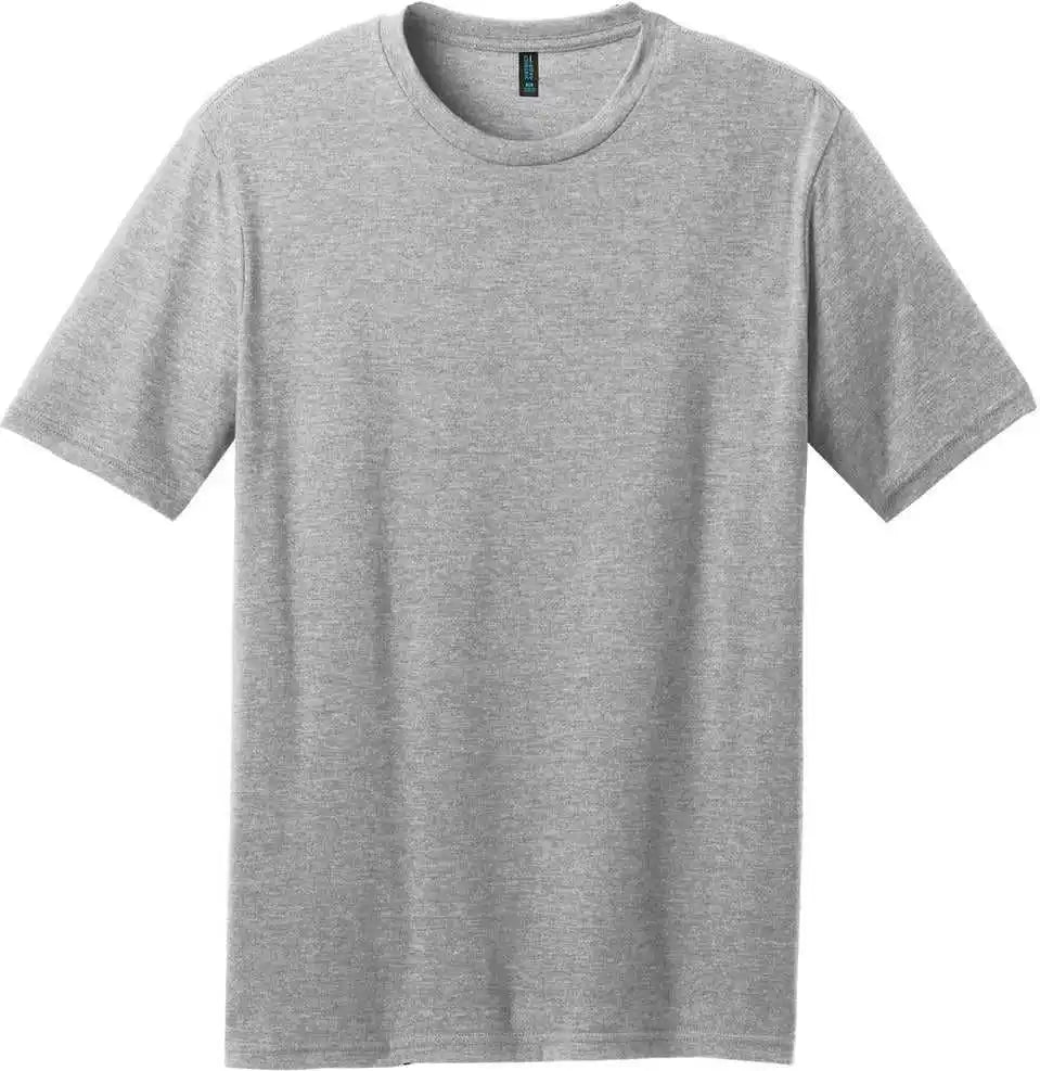 District Dm108 Perfect Blend Cvc Tee - Light Heather Grey