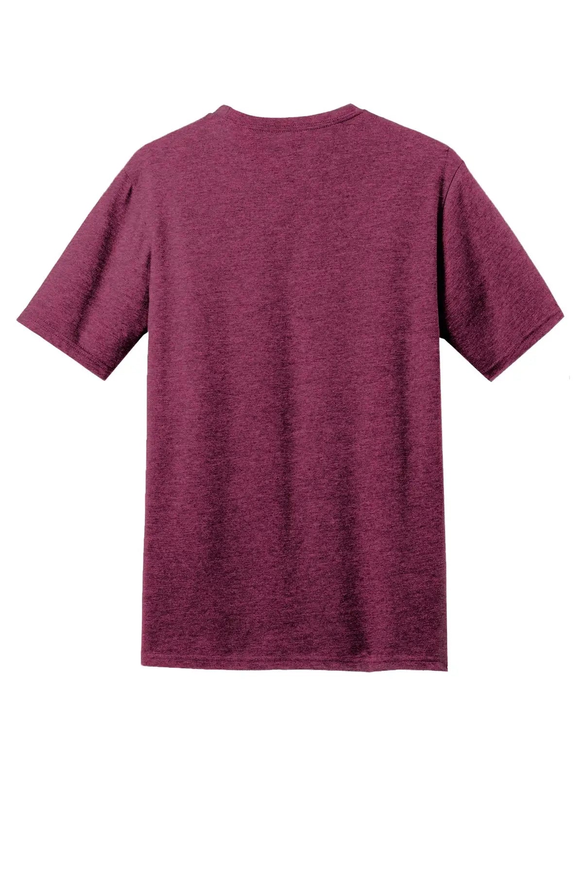 District Dm108 Perfect Blend Cvc Tee - Raspberry Fleck - Adult Xs