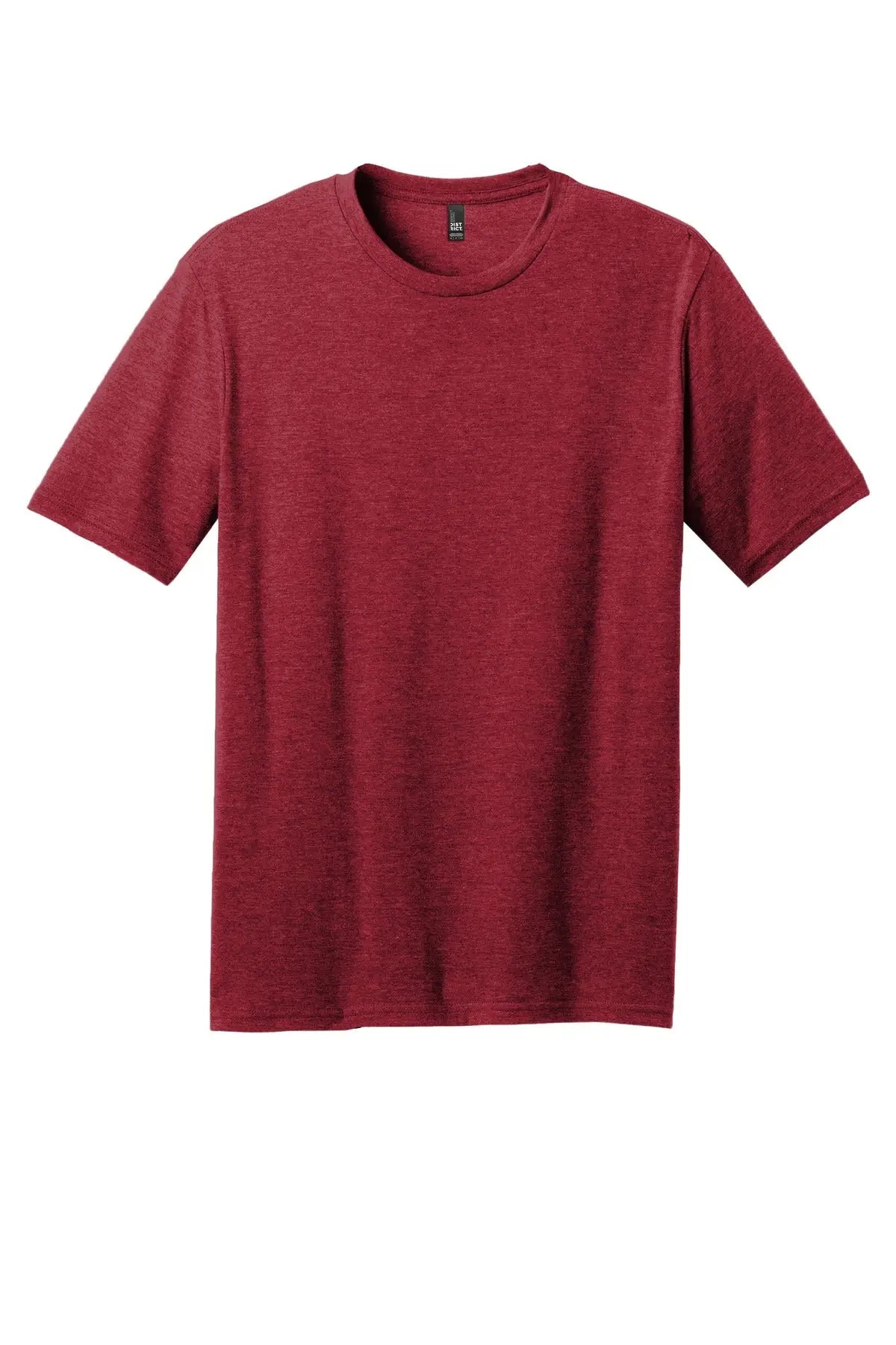 District Dm108 Perfect Blend Cvc Tee - Red Fleck
