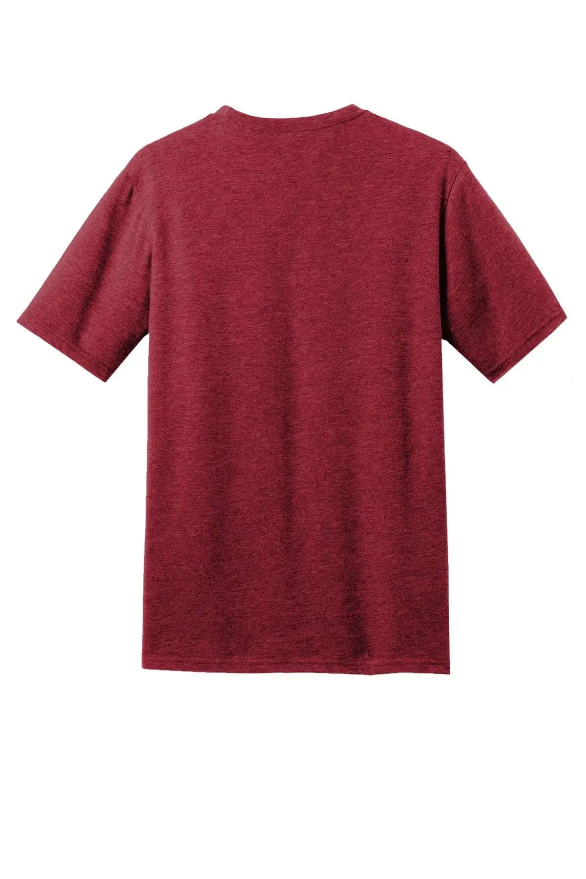 District Dm108 Perfect Blend Cvc Tee - Red Fleck