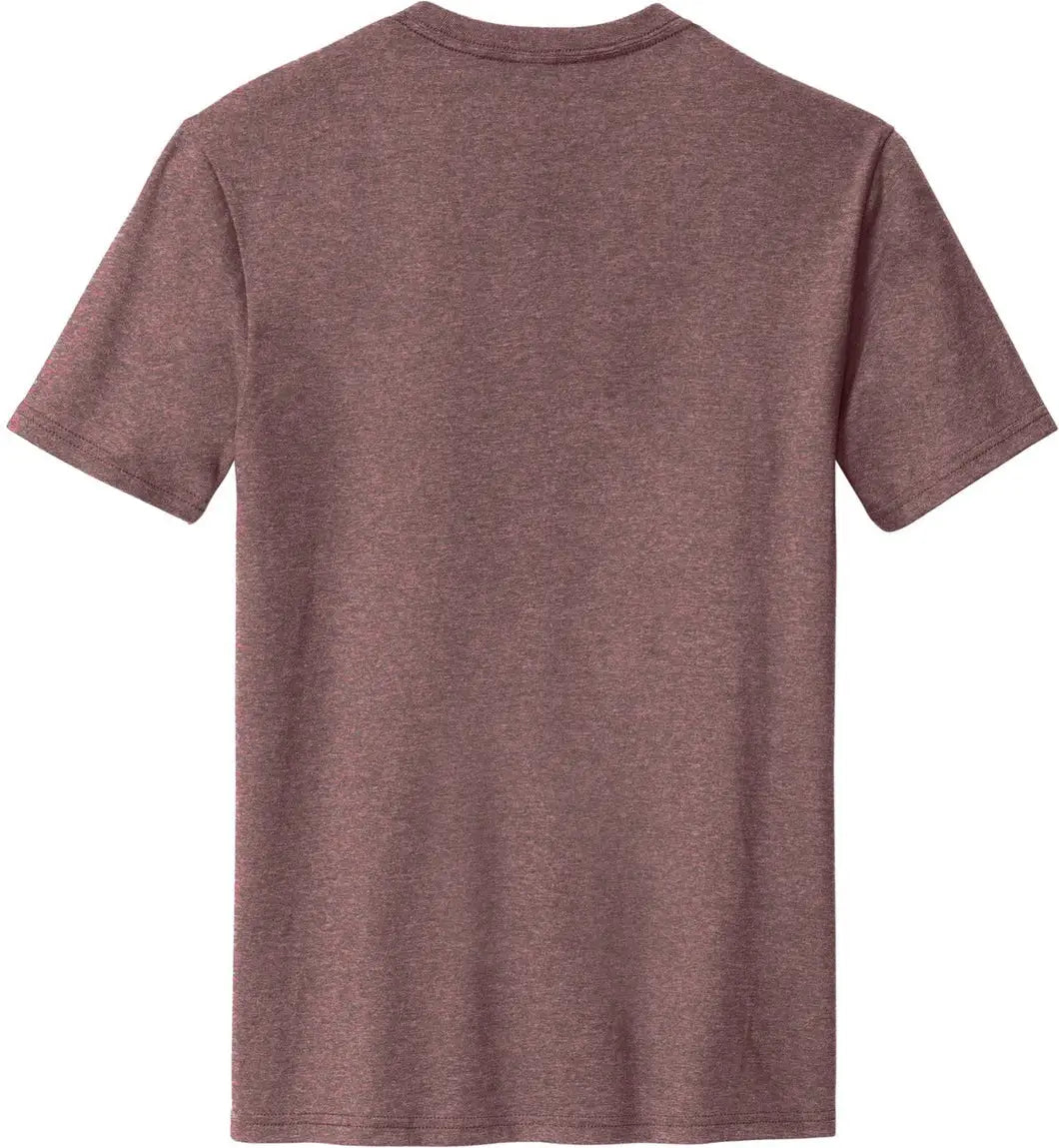 District Dm108 Perfect Blend Cvc Tee - Rose Fleck