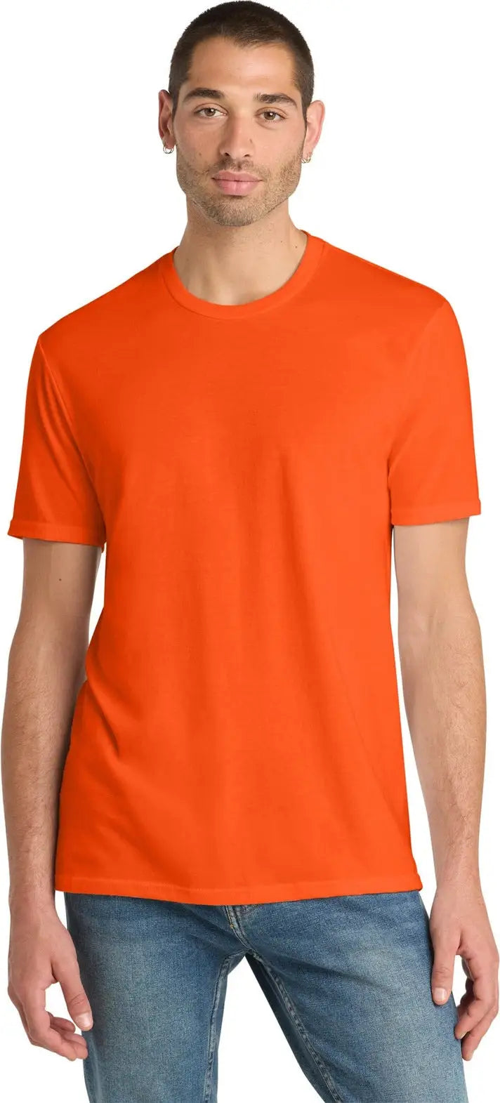 District Dm108 Perfect Blend Cvc Tee - S. Orange