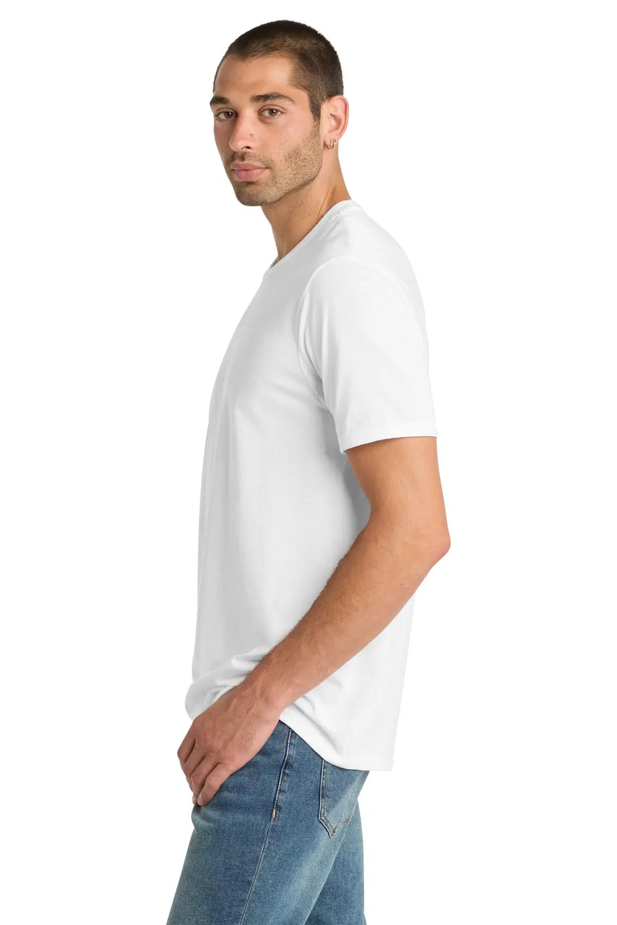 District Dm108 Perfect Blend Cvc Tee - White