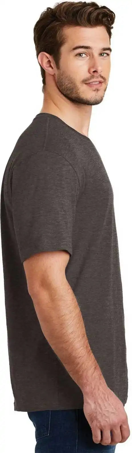 District Dm108 Perfect Blend Tee Heathered Brown