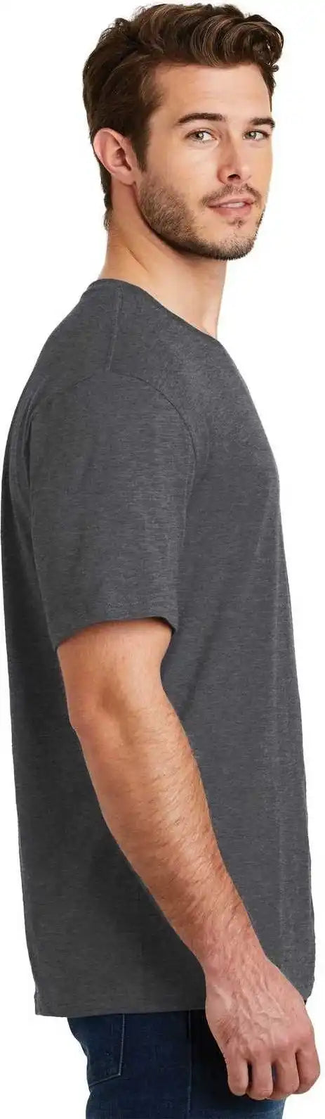 District Dm108 Perfect Blend Tee Heathered Charcoal