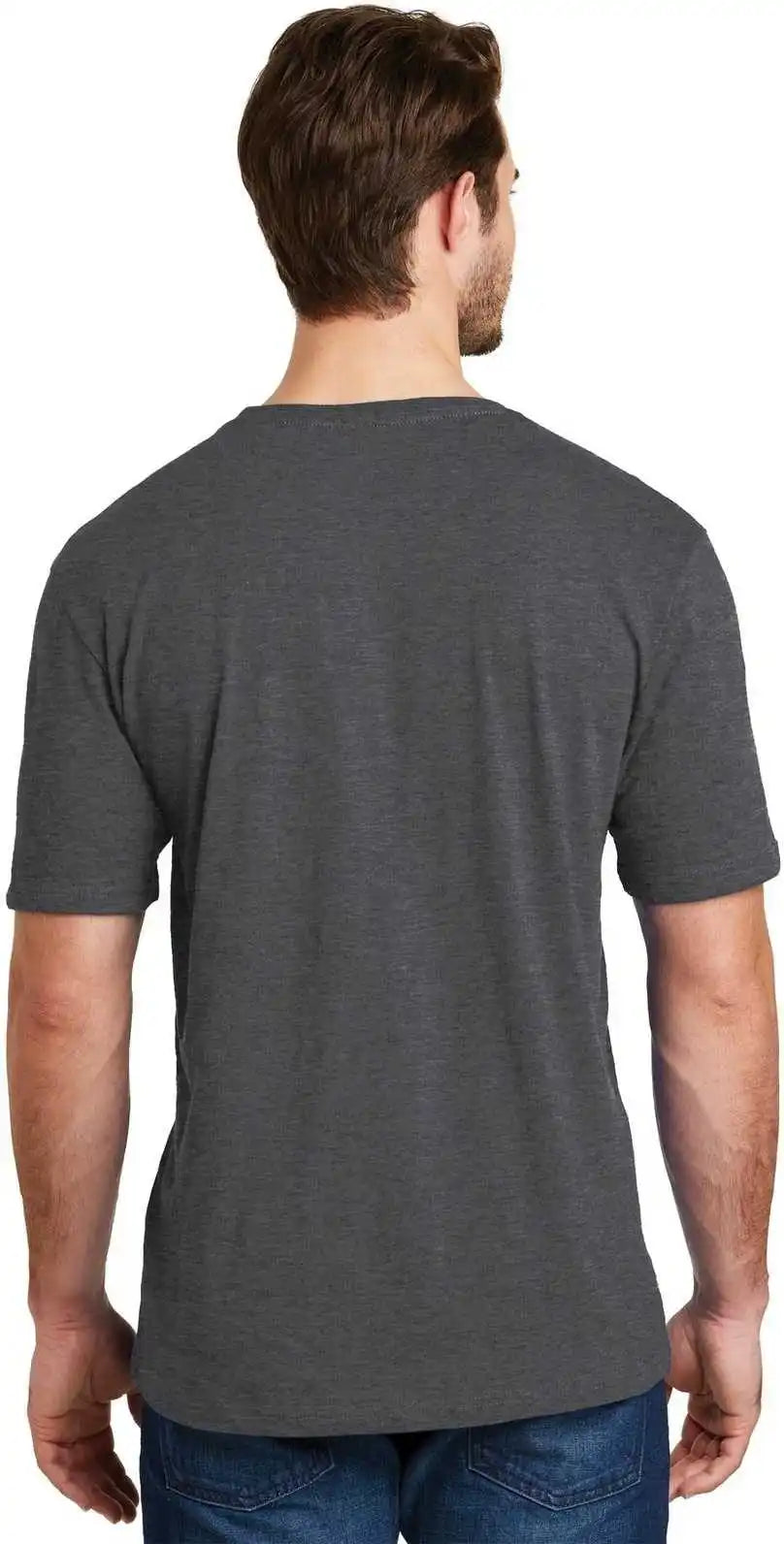 District Dm108 Perfect Blend Tee Heathered Charcoal