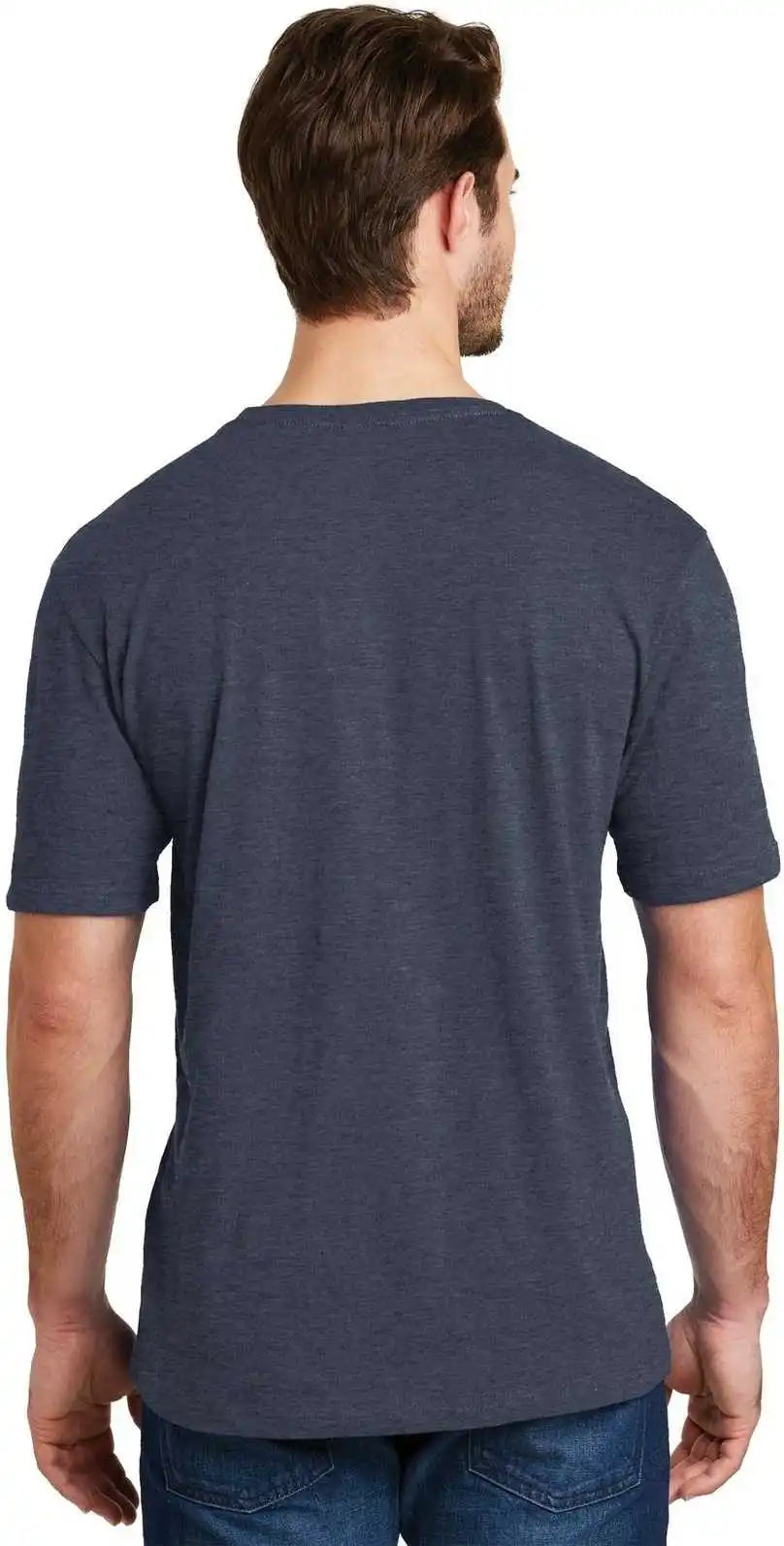District Dm108 Perfect Blend Tee Heathered Navy