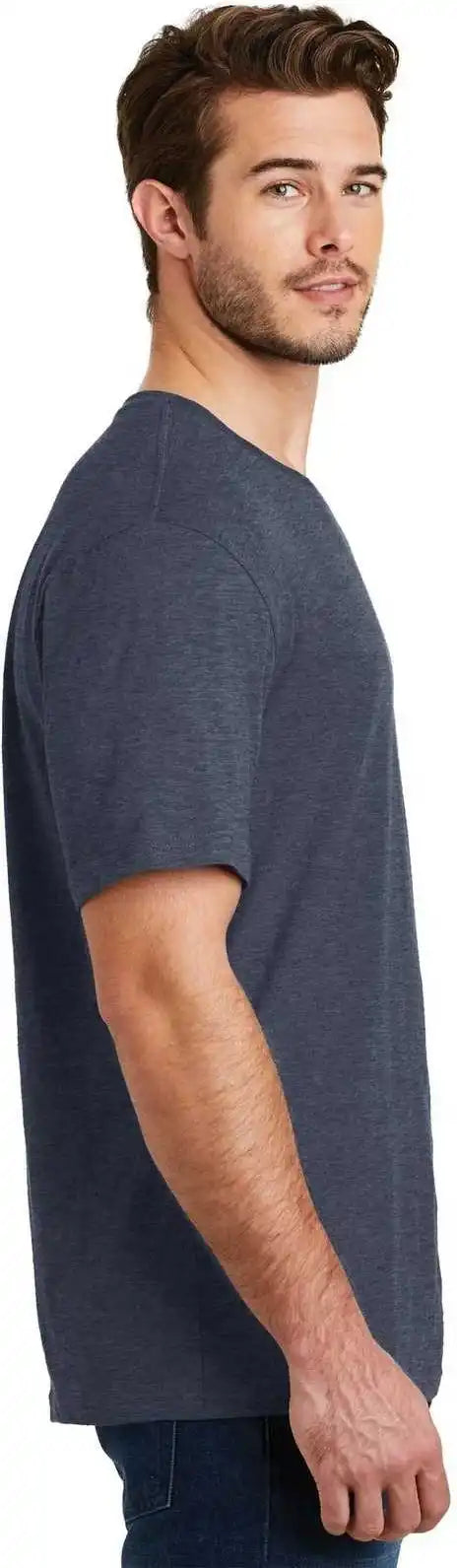 District Dm108 Perfect Blend Tee Heathered Navy