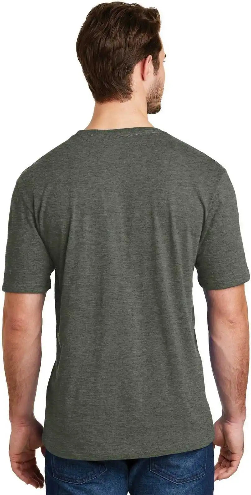 District Dm108 Perfect Blend Tee Heathered Olive