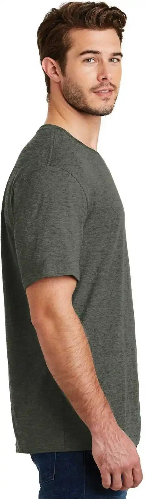 District Dm108 Perfect Blend Tee Heathered Olive