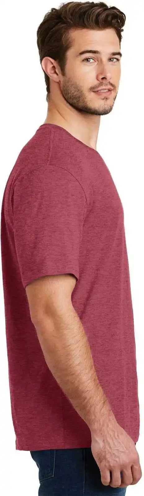 District Dm108 Perfect Blend Tee Heathered Red