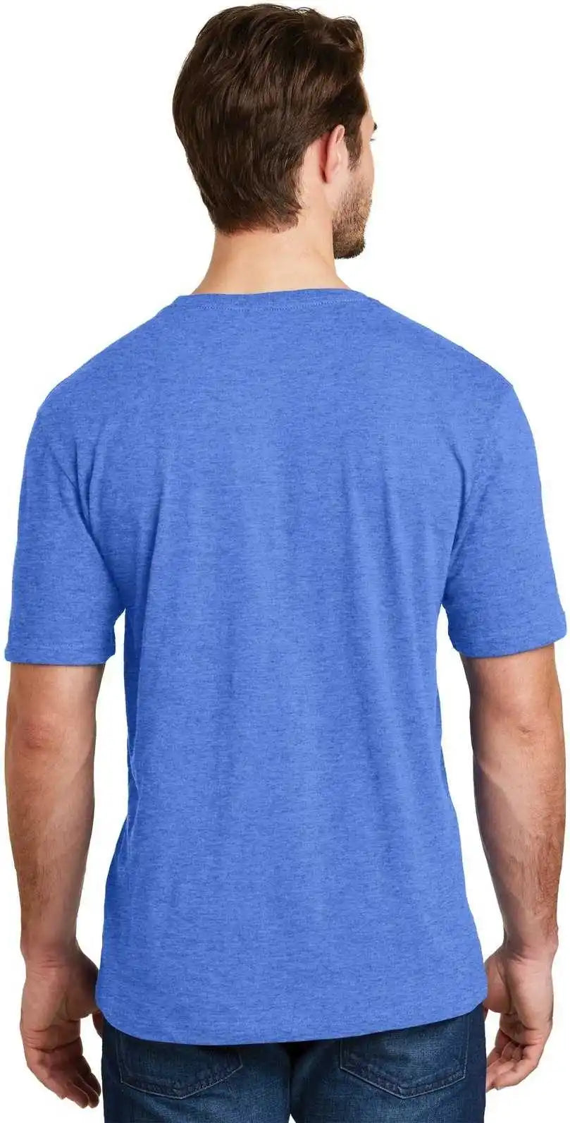 District Dm108 Perfect Blend Tee - Heathered Royal