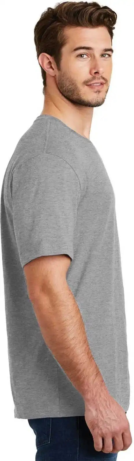 District Dm108 Perfect Blend Tee Light Heather Gray