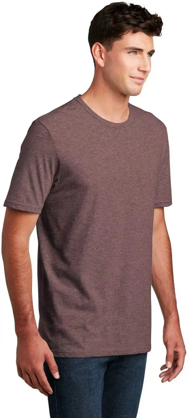 District Dm108 Perfect Blend Tee Rose Fleck