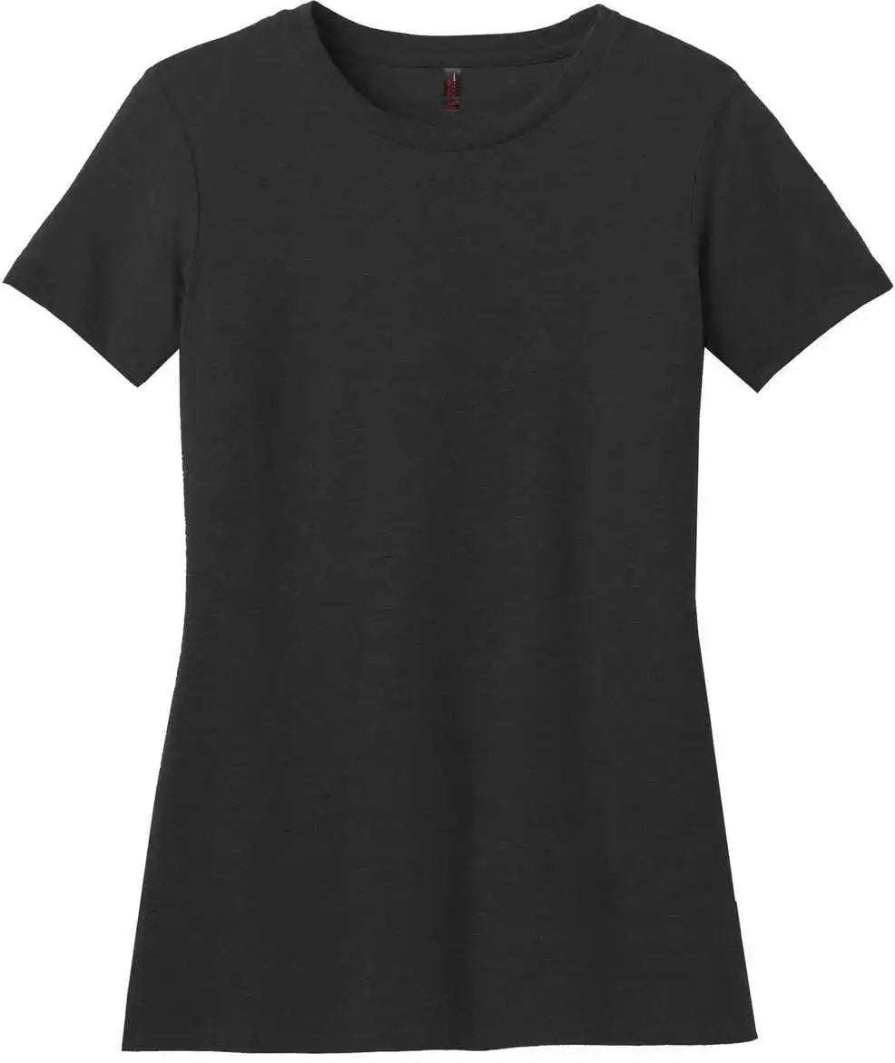 District Dm108l Women’s Perfect Blend Tee - Black