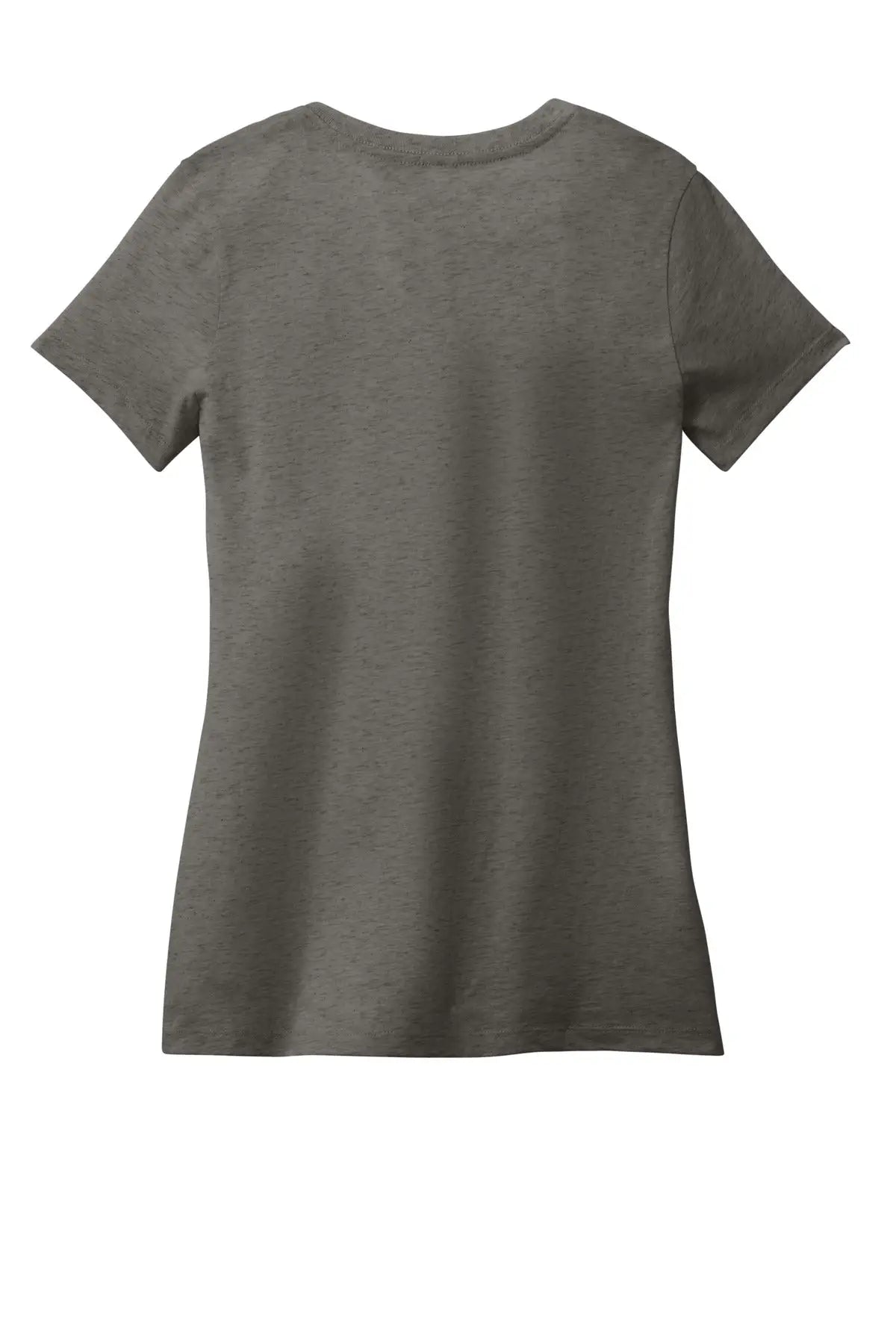 District Dm1170l Women’s Perfect Weight V-neck Tee - Heathered Charcoal
