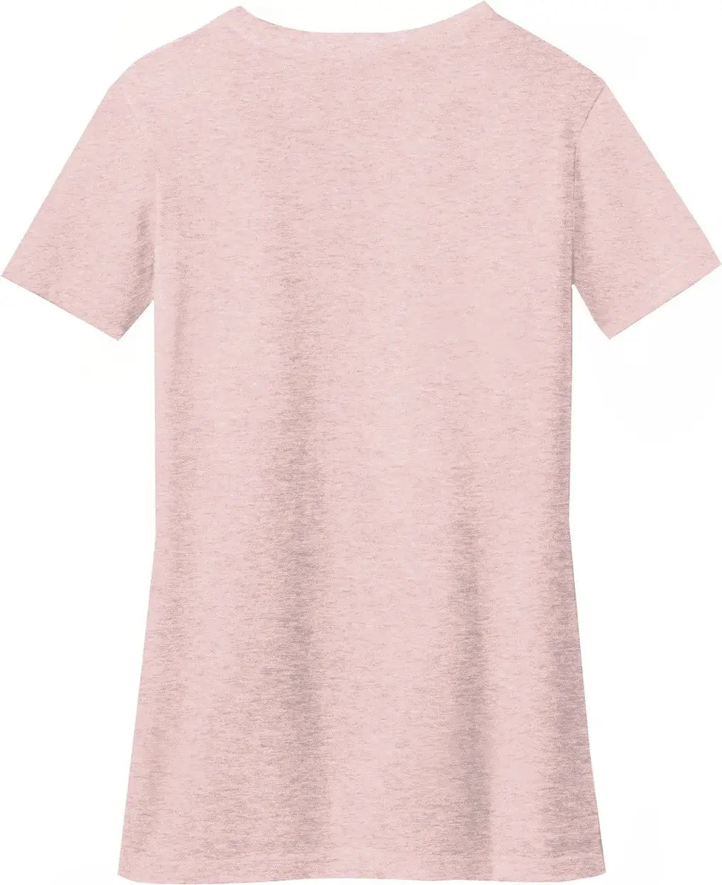 District Dm1190l Women’s Perfect Blend Cvc V-neck Tee - Heathered Lavender - Ladies Xs